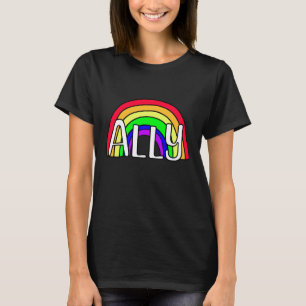 Rainbow LGBTQIA+ Ally   Pride Flag T-Shirt