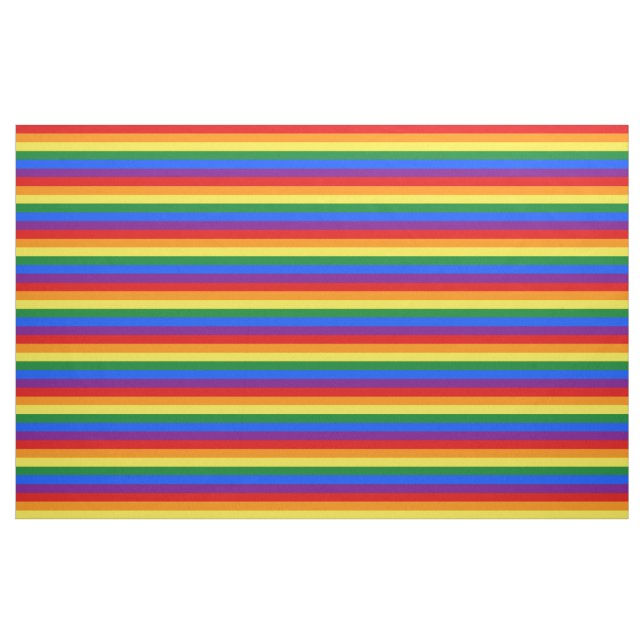 Rainbow LGBTQIA+ Flag Pride Fabric (Fat Quarter)