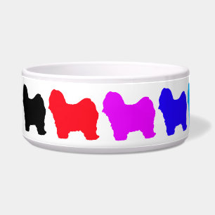 Rainbow Lhasa Apso Pet Bowl