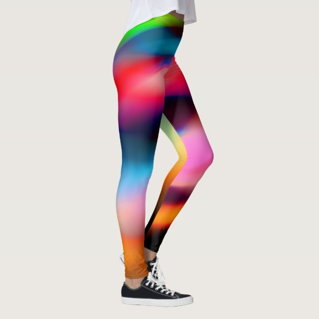 Rainbow Light Photograph Leggings (Right)