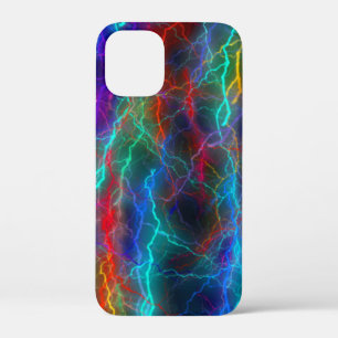 Rainbow Lightning Storm iPhone 12 Mini Case