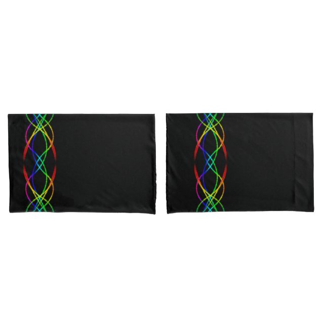 Rainbow Lights Pillowcase (Front-Set)