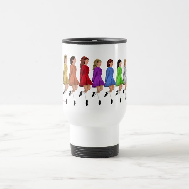 Rainbow Line Travel Mug (Center)