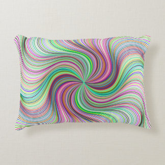 Rainbow Lines Decorative Cushion