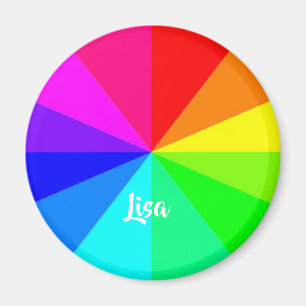 Rainbow lines magnet