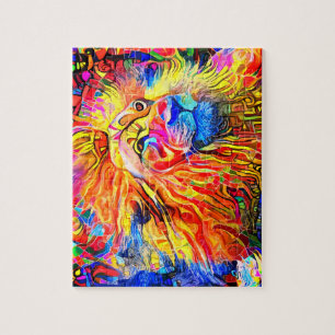 Rainbow Lion Jigsaw Puzzle