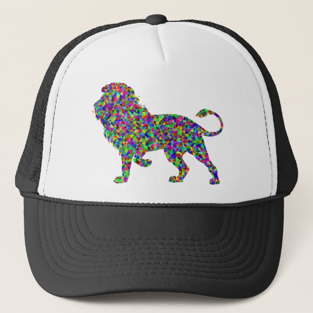 Rainbow Lion Trucker Hat (Front)