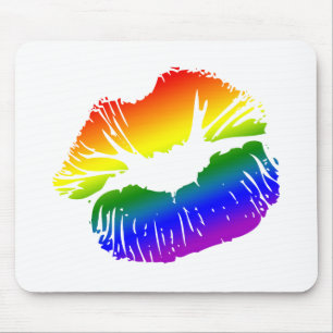 Rainbow Lips 1 Mouse Mat