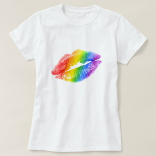 Rainbow Lips  T-Shirt