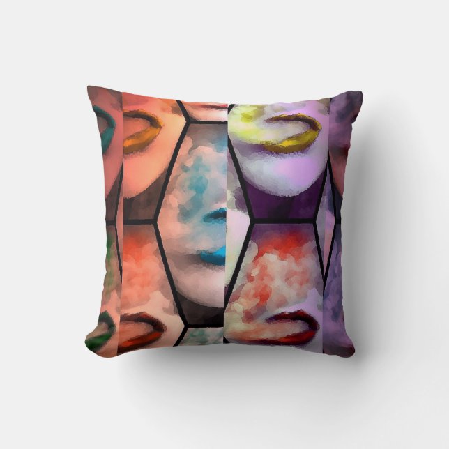 Rainbow Lips Vape Cushion (Front)