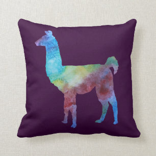 Rainbow Llamas Cushion