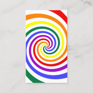 Rainbow Lollipop Business Card