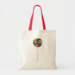 rainbow lollipop on a stick bag