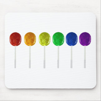 Rainbow Lollipops Mouse Mat