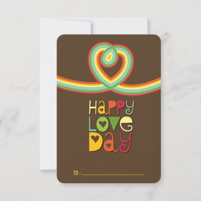 Rainbow Loop Classroom Valentine's Day Photo Cards (Front)