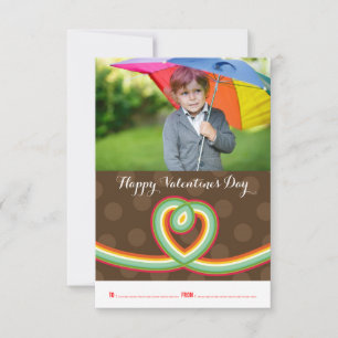 Rainbow Loop Classroom Valentine's Day Photo Cards