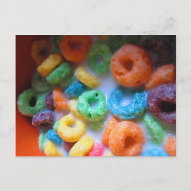 Rainbow Loops Cereal Pool Postcard (Front)