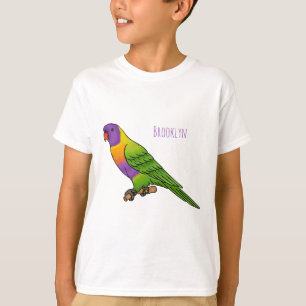 Rainbow lorikeet bird cartoon illustration T-Shirt