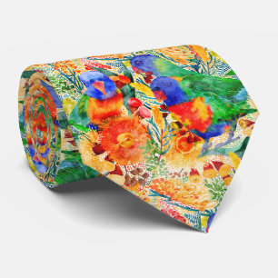 Rainbow Lorikeet Garden Tie
