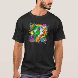 Rainbow Lorikeet Parrot Art T-Shirt