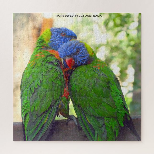 Rainbow Lorikeets Australia Jigsaw Puzzle (Vertical)