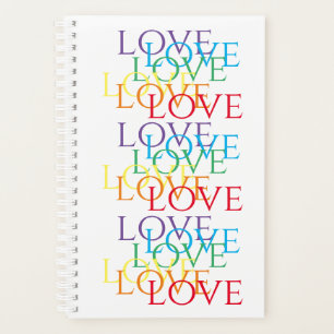 RAINBOW LOVE 5.5x8.5 Planner Calendar