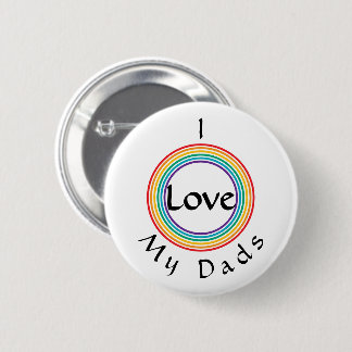Rainbow Love 6 Cm Round Badge