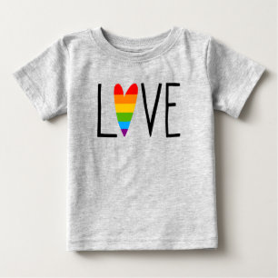 Rainbow Love Baby T-Shirt
