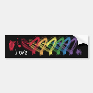 Rainbow Love Bumper Sticker
