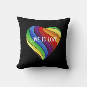 rainbow love cushion
