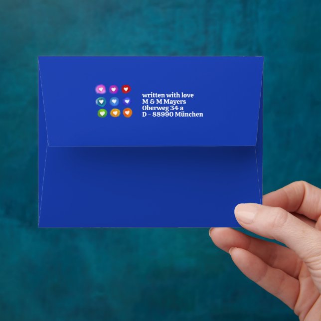 Rainbow Love Envelope (Hand)