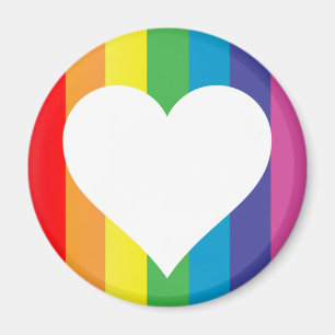 rainbow love magnet