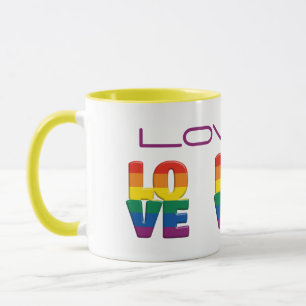 rainbow love Mug