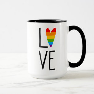Rainbow Love Mug