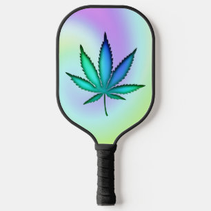 Rainbow Love Pickleball Paddle