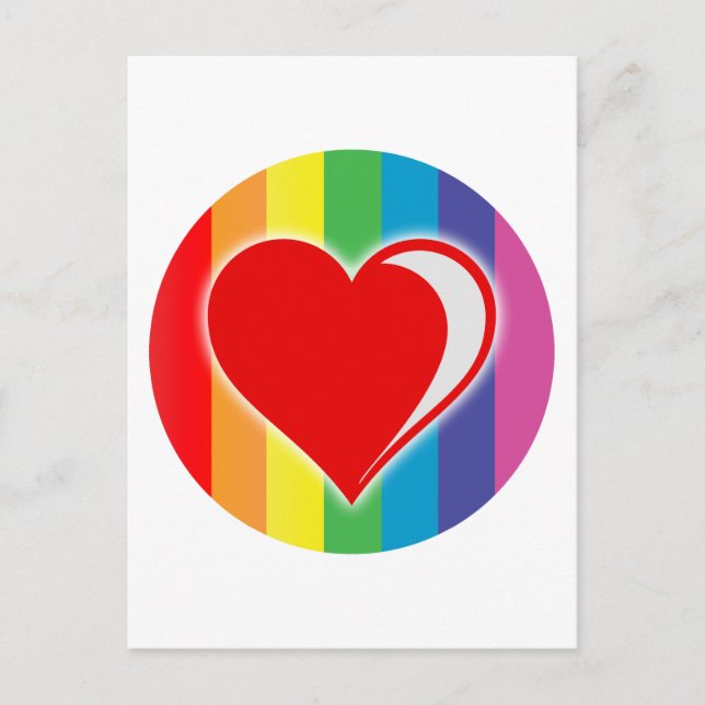 rainbow love. postcard (Front)