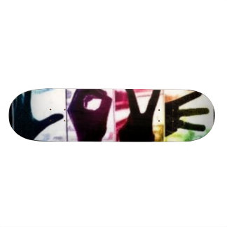 Rainbow Love Skateboard