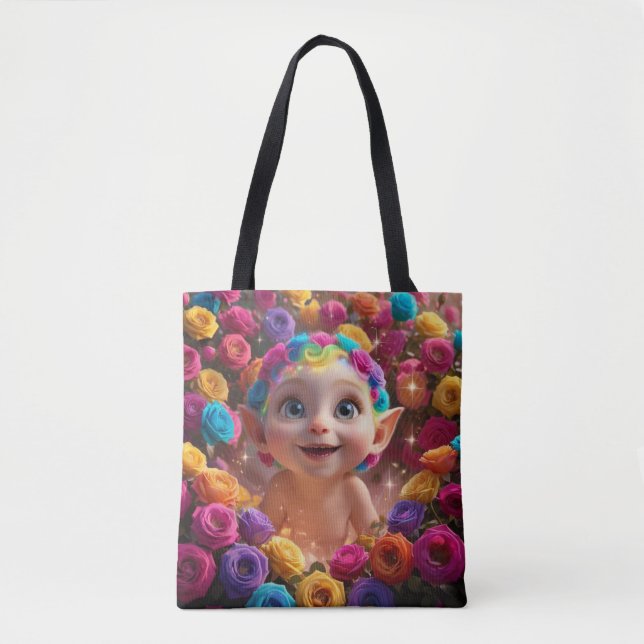 Rainbow Love Tote Bag (Front)