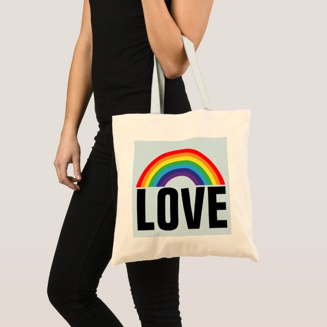 RAINBOW LOVE TOTE BAG (Front (Product))