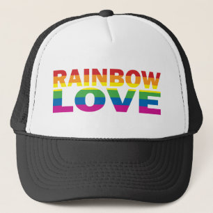 RAINBOW-LOVE TRUCKER HAT