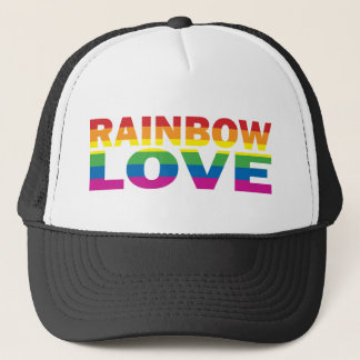 RAINBOW-LOVE TRUCKER HAT