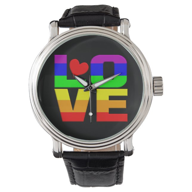Rainbow Love watches (Front)