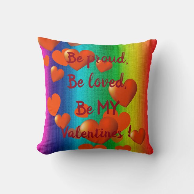Rainbow Love Women Cushion (Front)