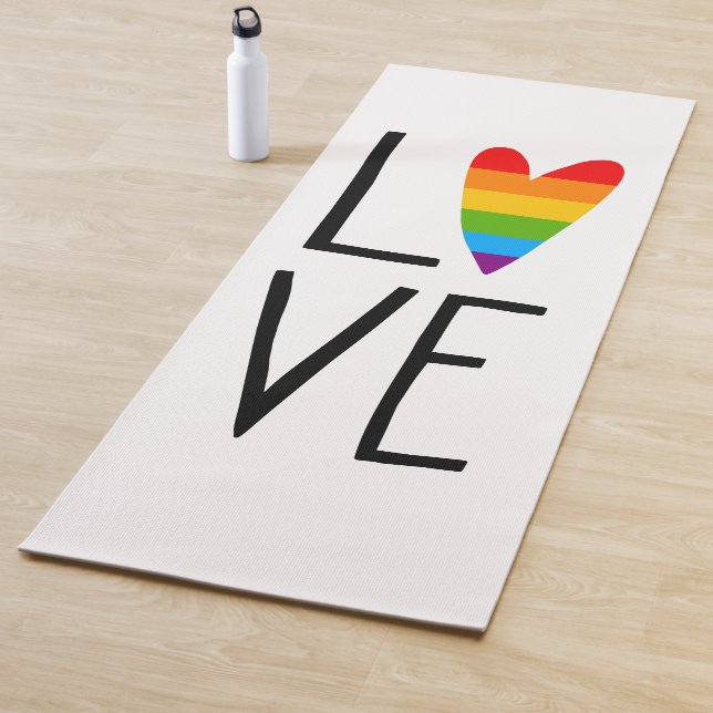 Rainbow Love Yoga Mat (In Situ)
