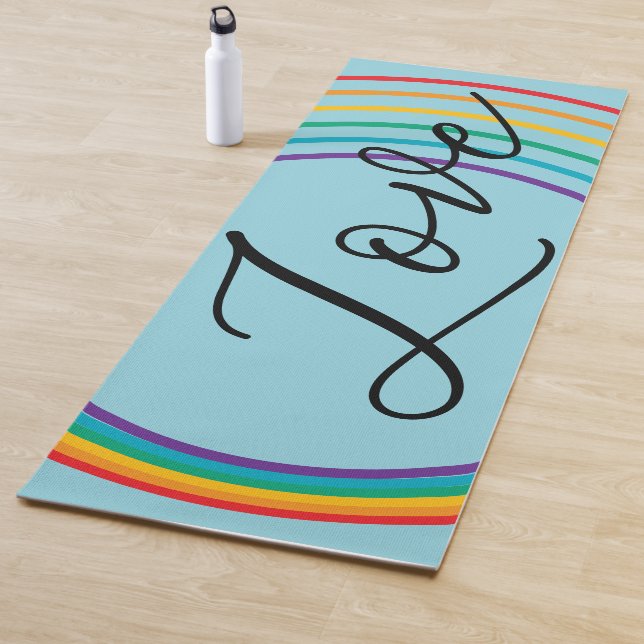 Rainbow Love Yoga Mat (In Situ)