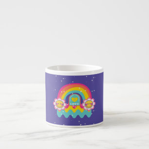 Rainbow Love yourself Espresso Cup