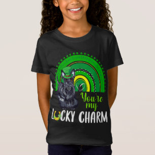 Rainbow Lucky Charm Scottie Dog Lover St Patricks T-Shirt