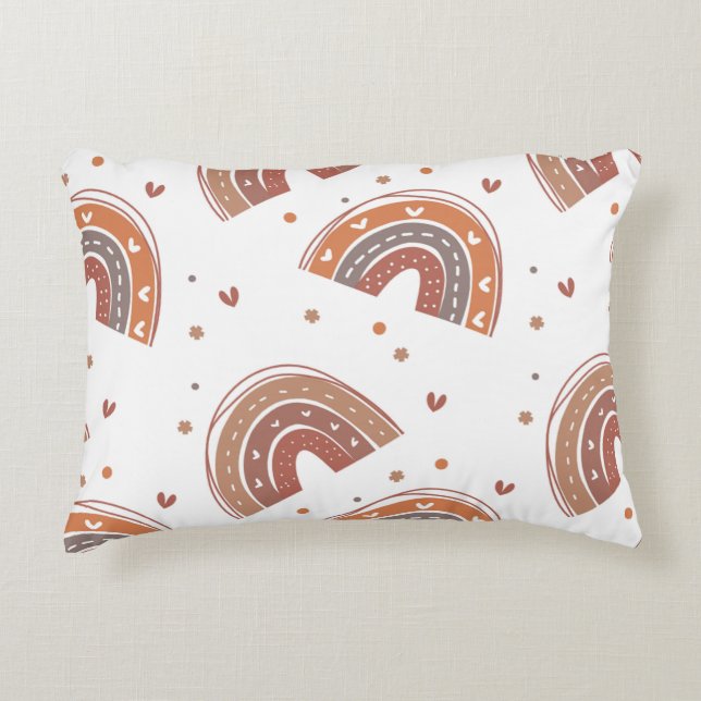 Rainbow Luv Decorative Cushion (Front)