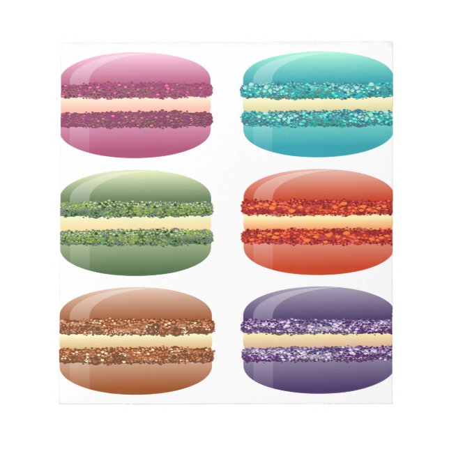 rainbow macarons notepad (Front)