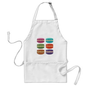 rainbow macarons standard apron